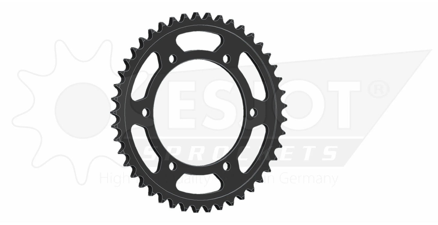 Esjot chain wheel afam 530 44z steel black