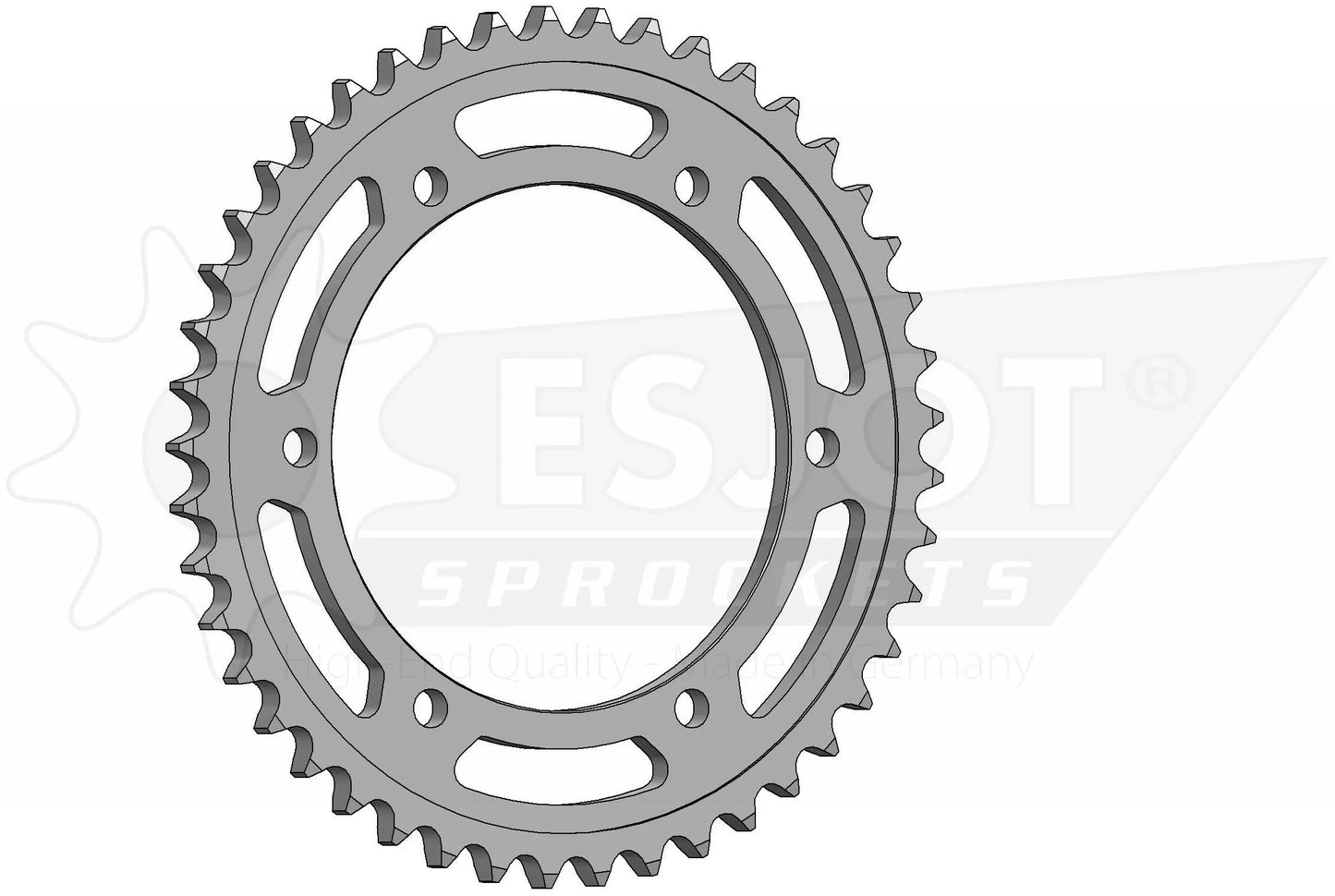 Esjot chain wheel 530 45z steel silver