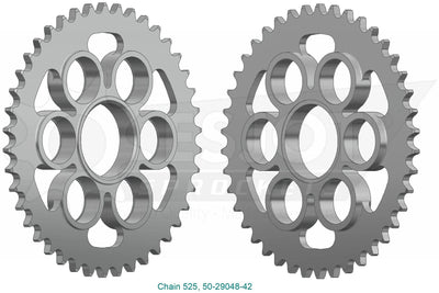 Esjot chain wheel 525 39z steel silver