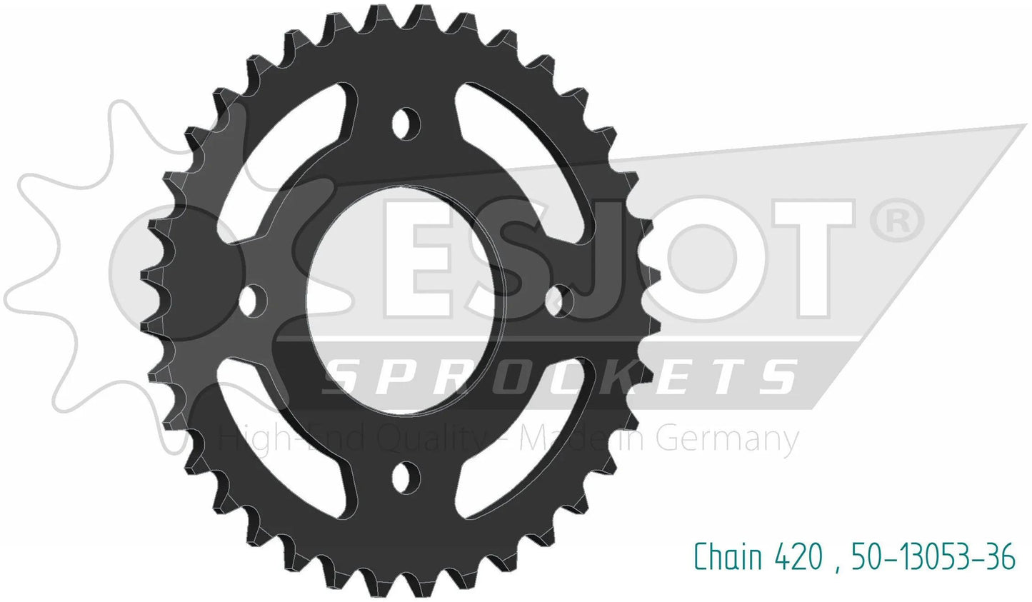 Esjot chain wheel 420 36z steel black