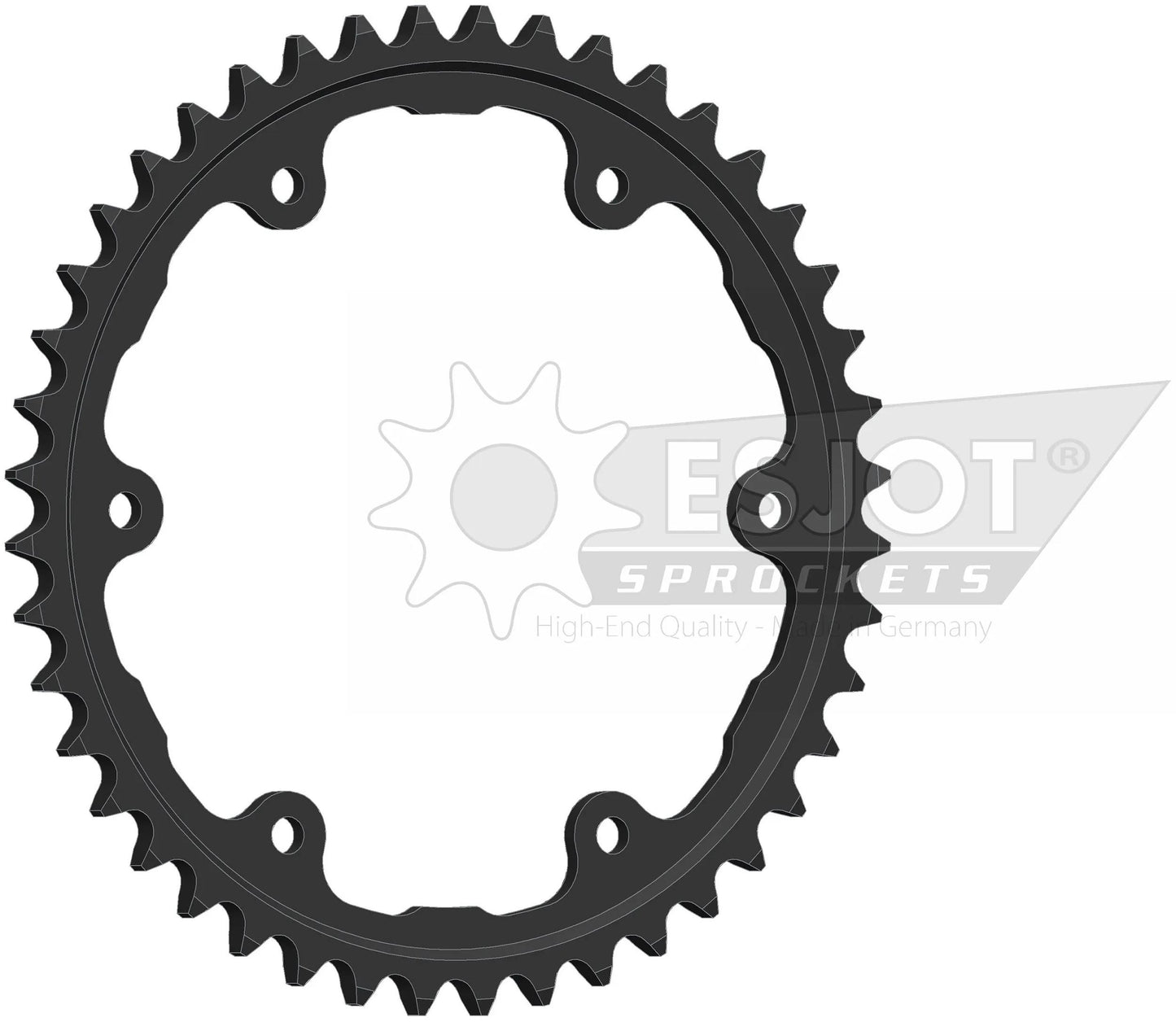 Esjot chain wheel 525 44z steel black