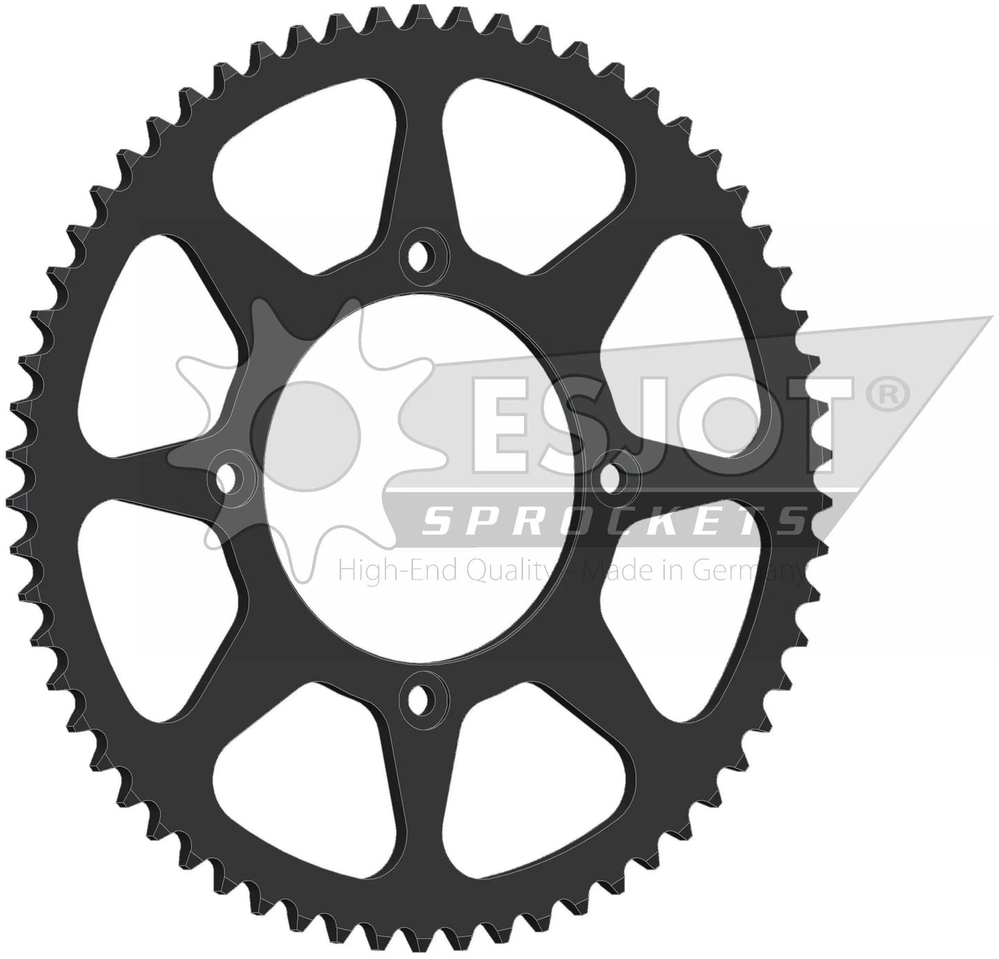 Esjot chain wheel 420 62z steel black