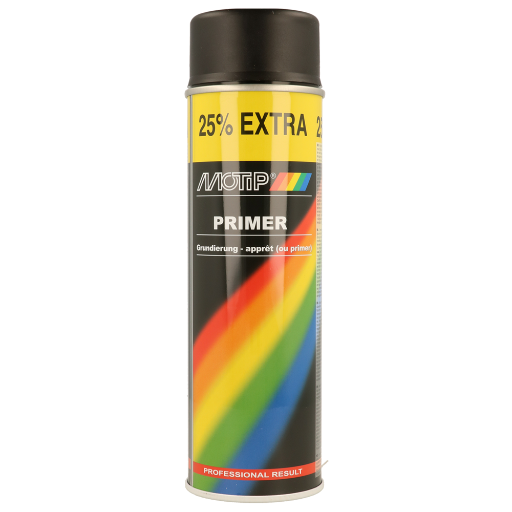 Motip spuitbus 500ml primer zwart