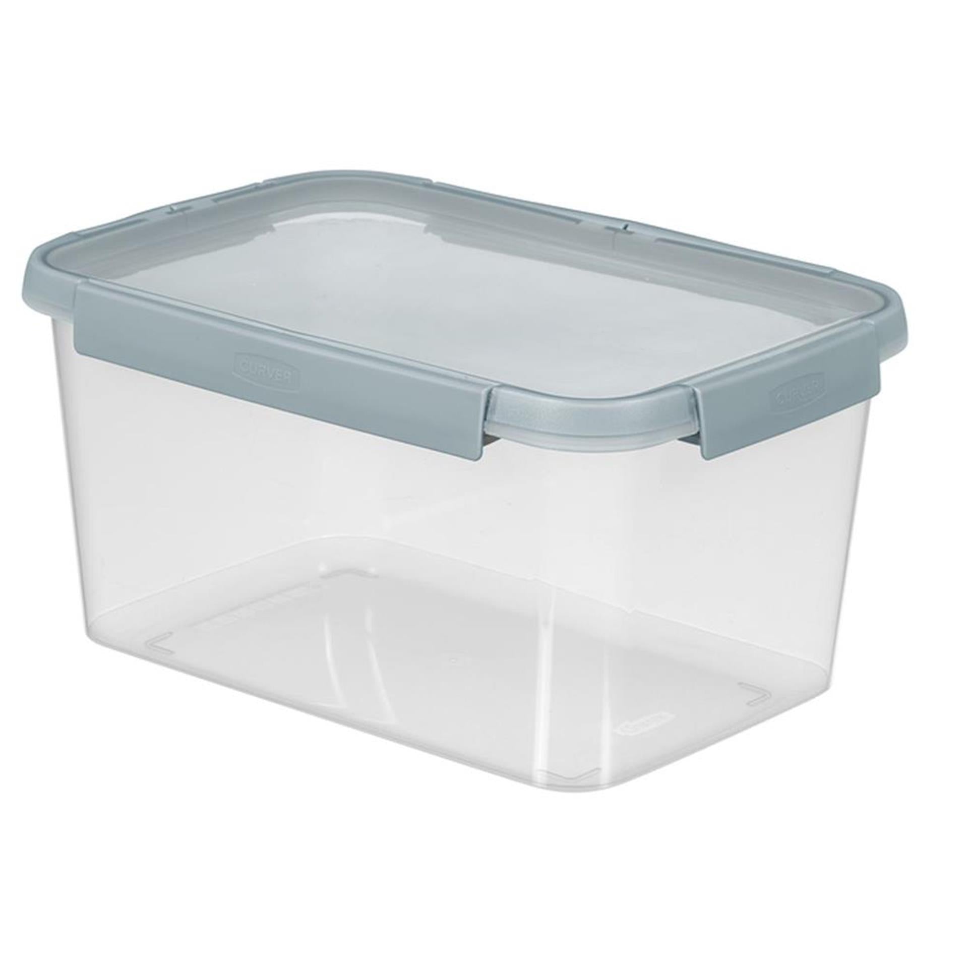 Curver smart fresh eco vershoudbakje 5l smokey grey transparant
