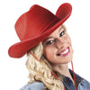 Boland cowboyhoed rodeo vilt rood