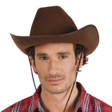 Boland cowboyhoed bruin - afbeelding 2