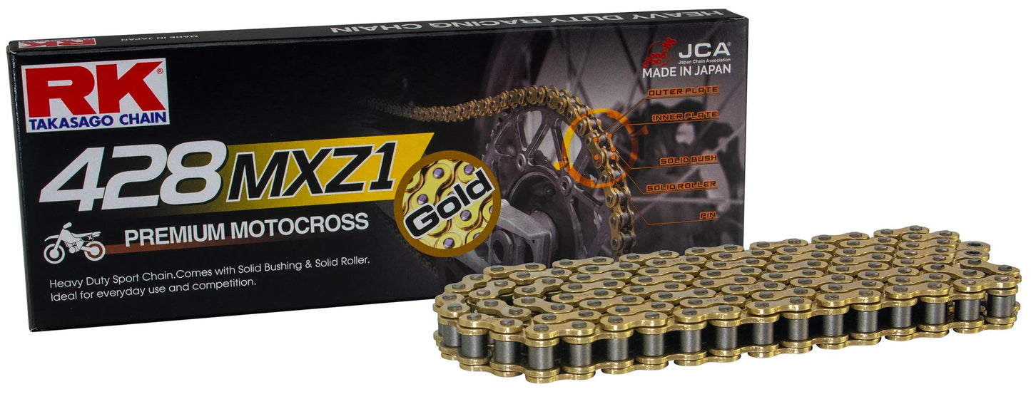 Rk chain 428 mxz1 116 c gold gold open