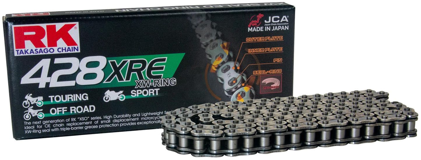 Rk chain 428 xre 126 n grey open