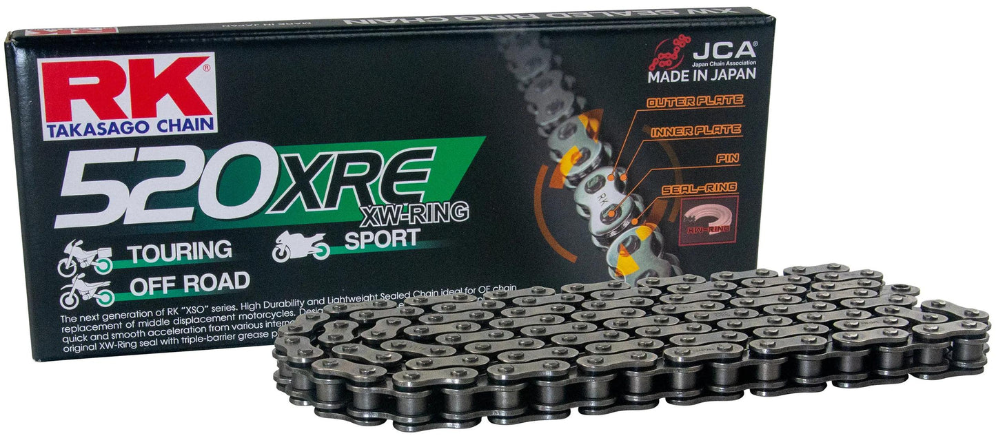 Rk chain 520 xre 102 n grey open