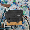 Urban Proof dubbele fietstas - zwart geel - 40L