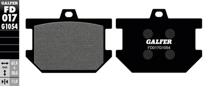 Galfer remblokken fd017 brake pad fd017 g1054 organic