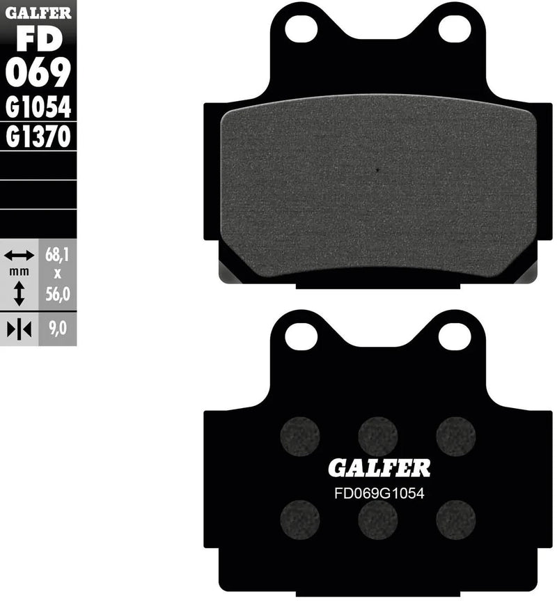 Galfer remblokken fd069 brake pad fd069 g1054 organic