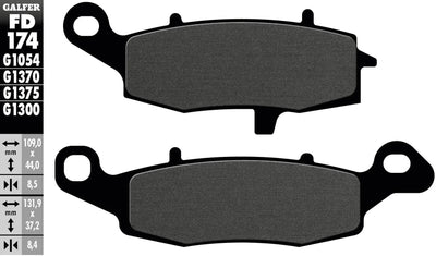 Galfer remblokken fd174 brake pad fd174 g1054 organic