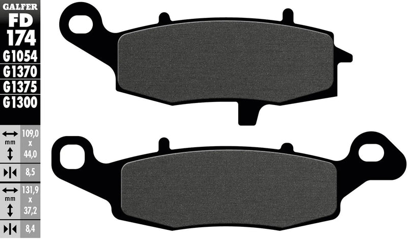 Galfer remblokken fd174 brake pad fd174 g1054 organic