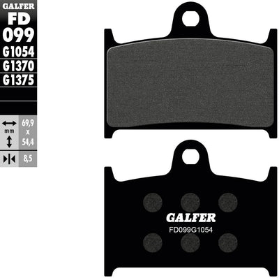 Galfer remblokken fd099 brake pad fd099 g1054 organic