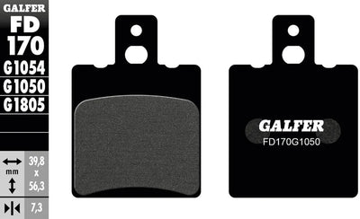 Galfer remblokken fd170 brake pad fd170 g1050 organic