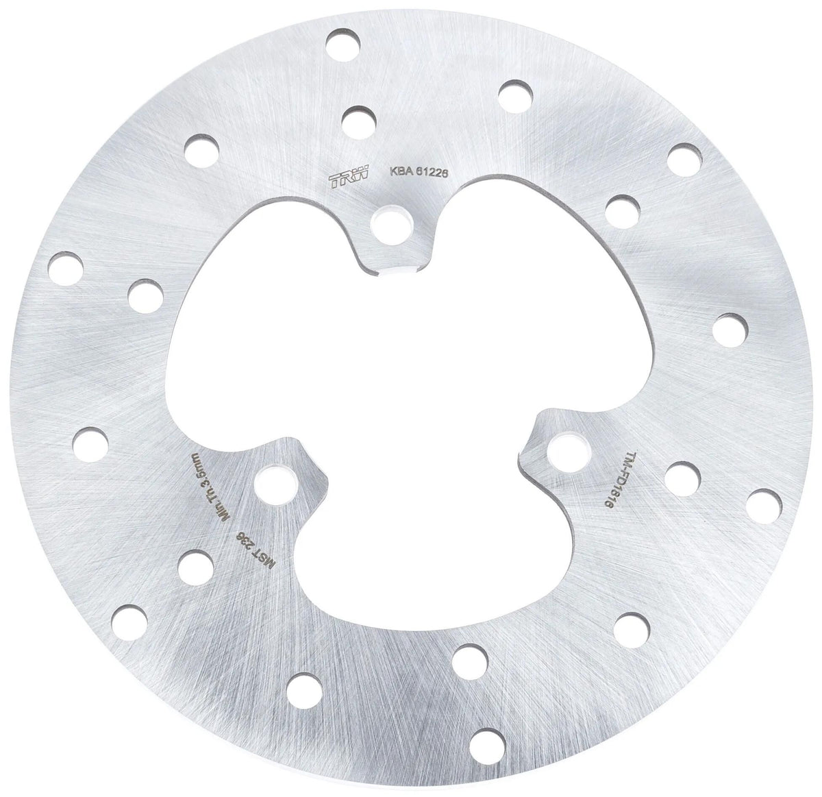 Trw remschijf mst236 rotor mst236 rigid