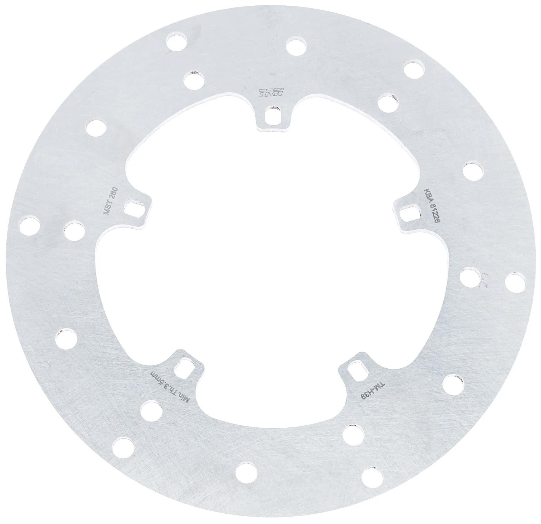 Trw remschijf mst260 rotor mst260 rigid