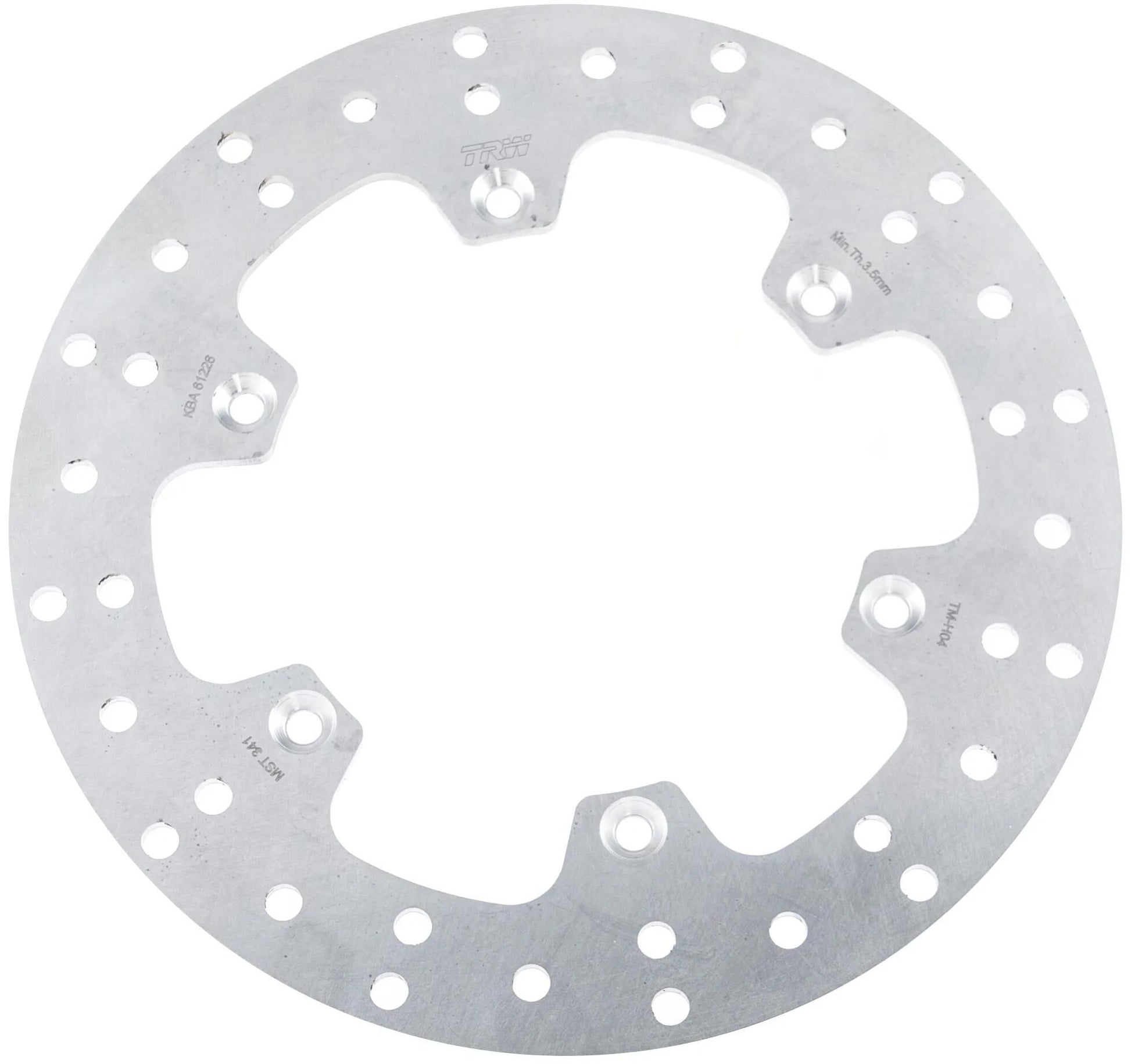Trw remschijf mst341 rotor mst341 rigid