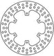 Trw remschijf mst369 rotor mst369 rigid