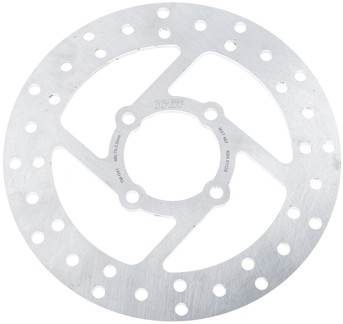 Trw remschijf mst407 rotor mst407 rigid