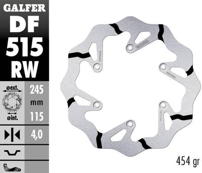 Galfer remschijf df515 wave rotor df515 rw offroad rigid gr.