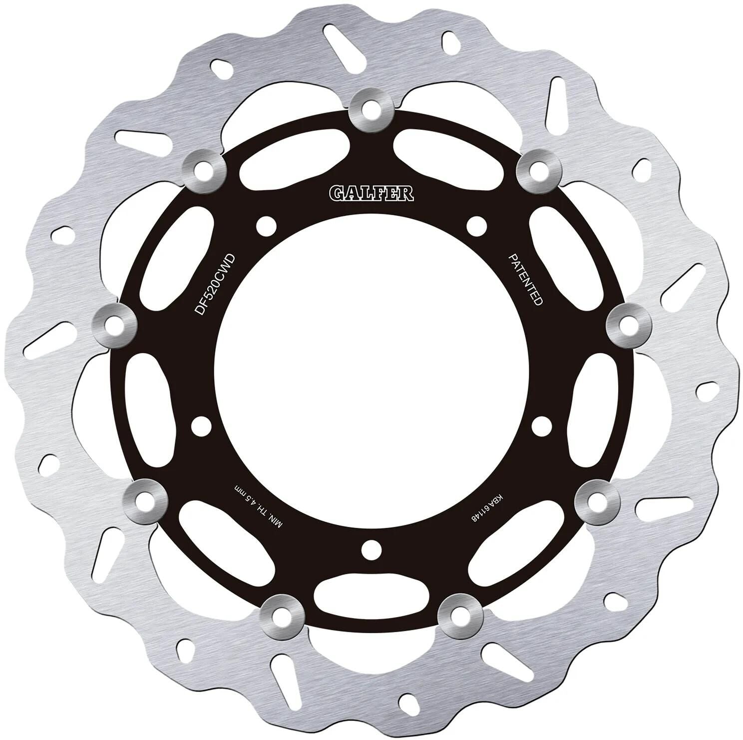 Galfer remschijf df520 rotor brake rotors floating right
