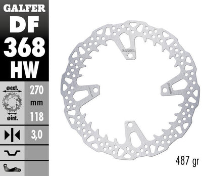 Galfer remschijf df368 rotor brake rotors starr shark