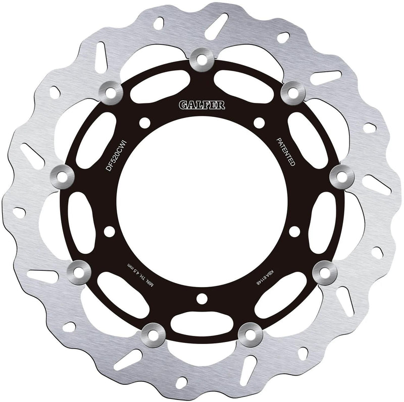Galfer remschijf df520 rotor brake rotors floating left