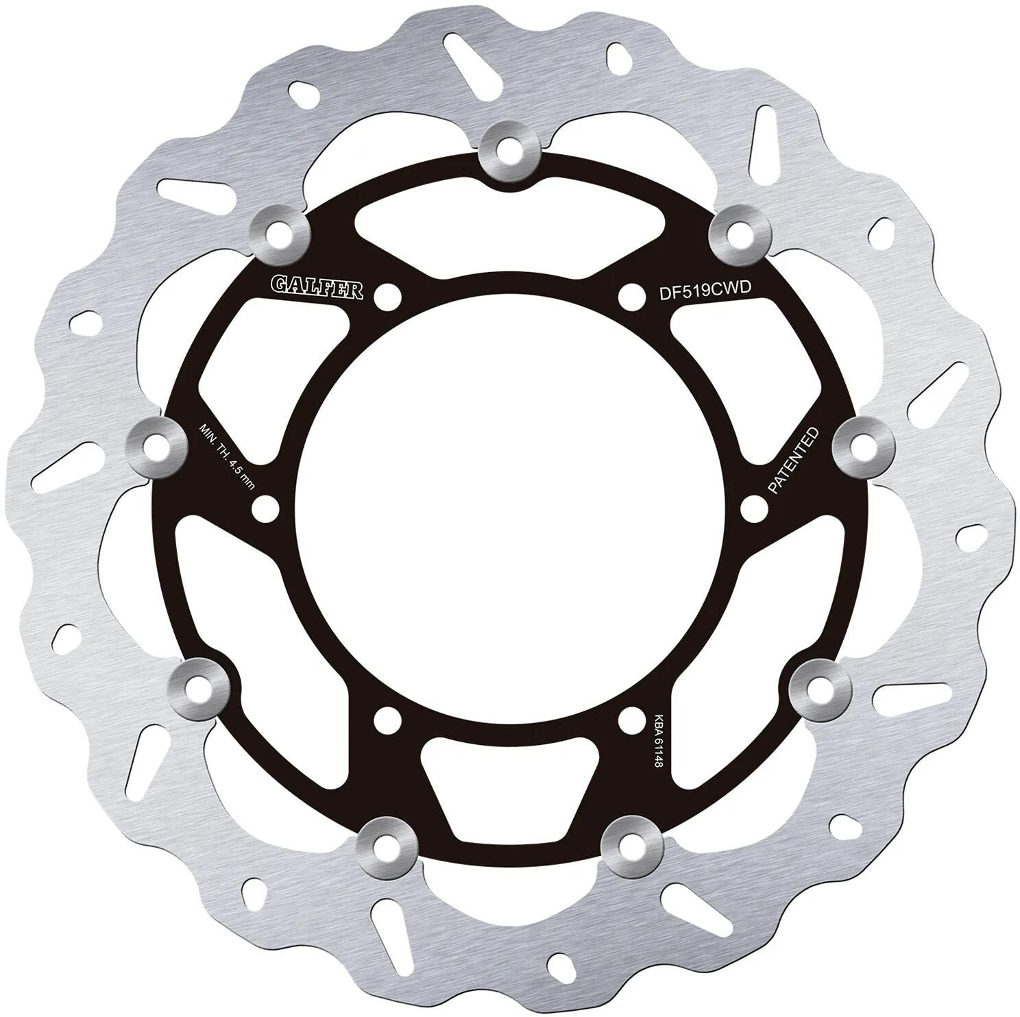 Galfer remschijf df519 rotor brake rotors floating right