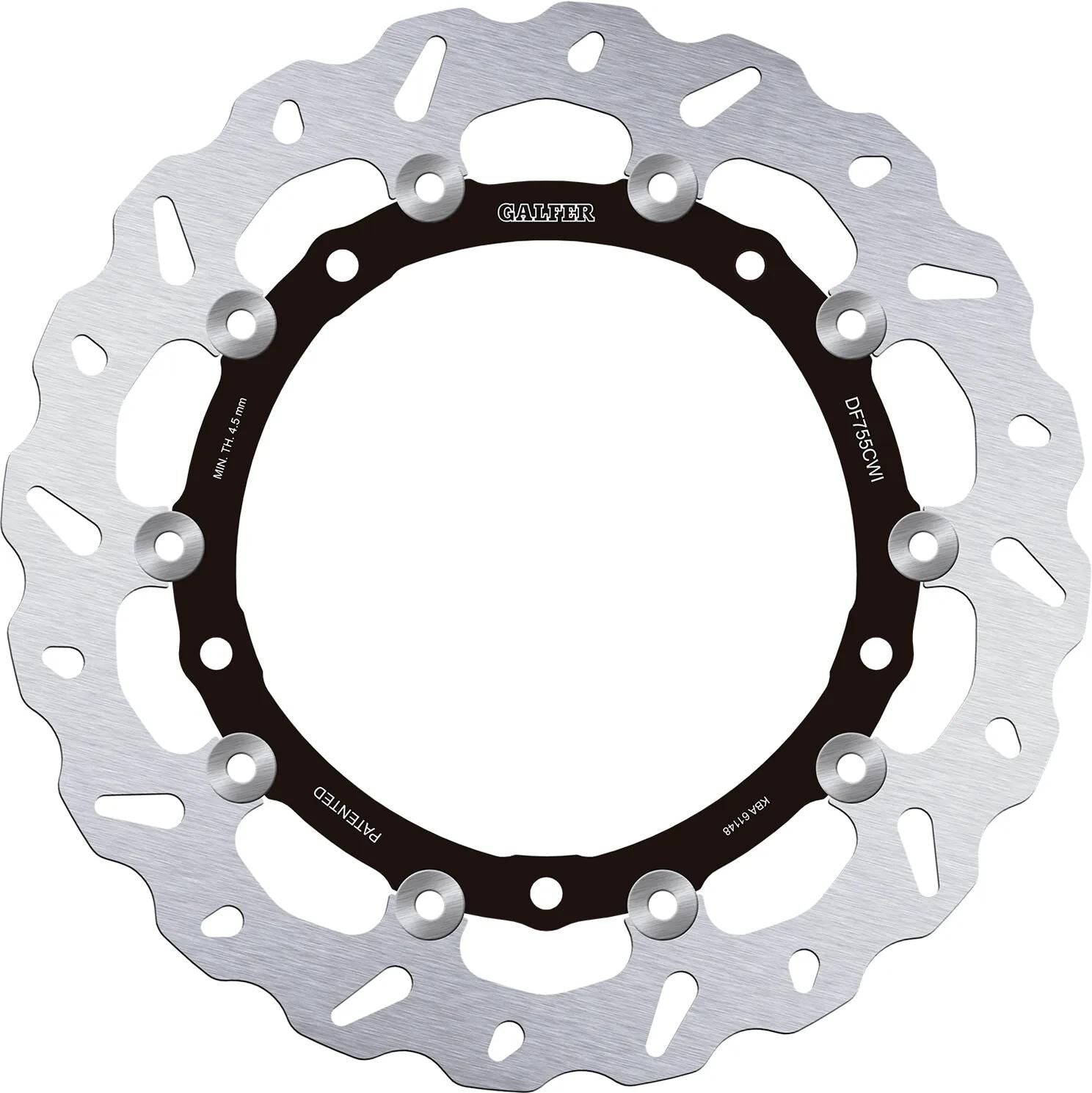 Galfer remschijf df 755 rotor brake rotors floating left