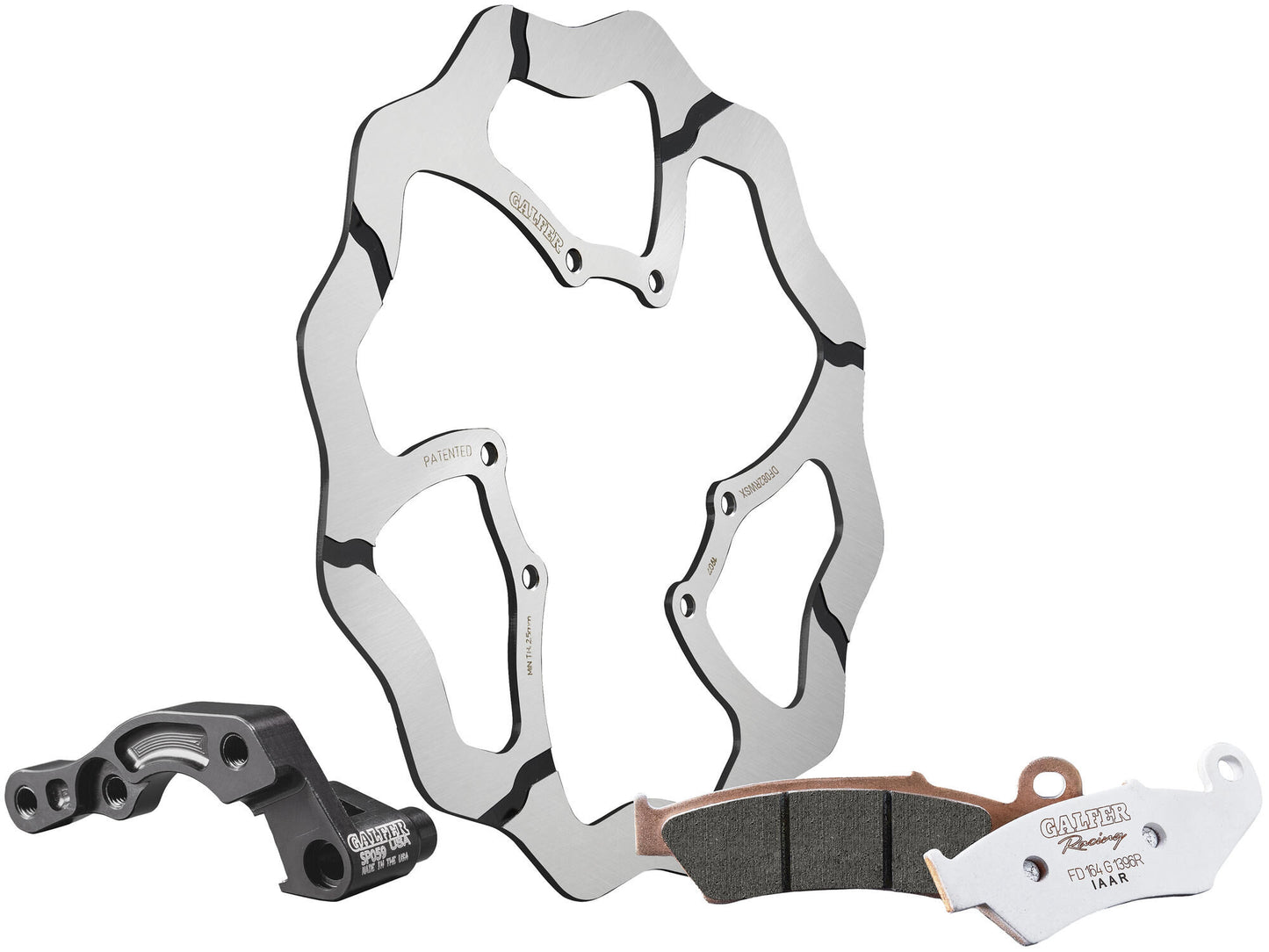Galfer oversize kit kg082-2 oversizekit wave 270mm rigid grooved