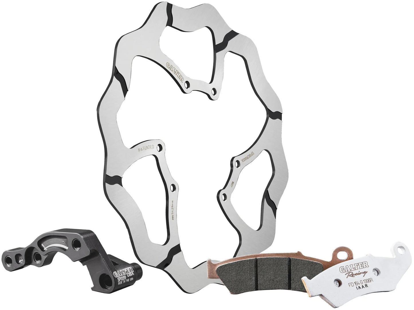 Galfer oversize-kit kg082-2 oversizekit wave 270mm rigid grooved