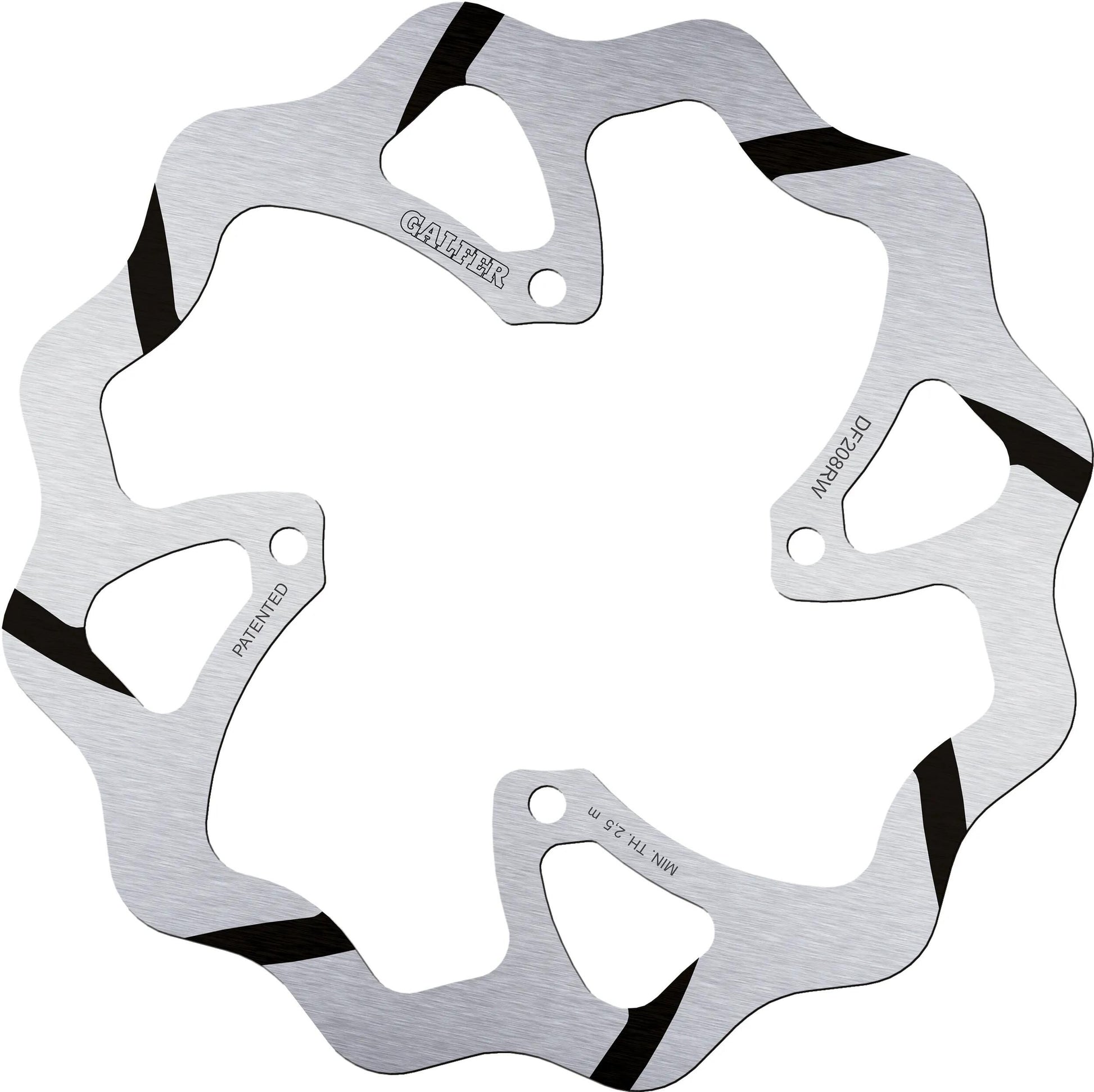 Galfer remschijf df208 rotor brake rotors starr grooved