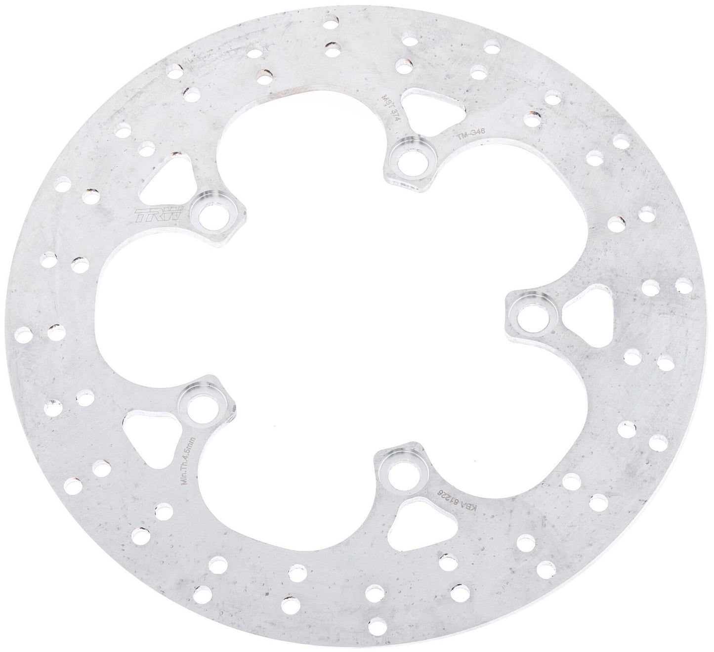 Trw remschijf mst374 rotor mst374 rigid