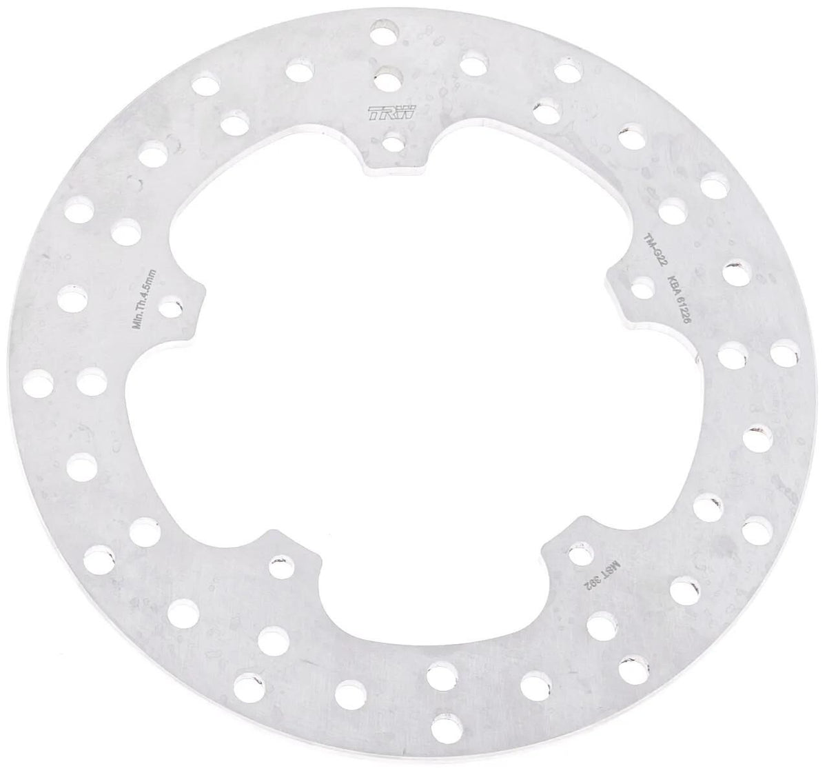 Trw remschijf mst392 rotor mst392 rigid