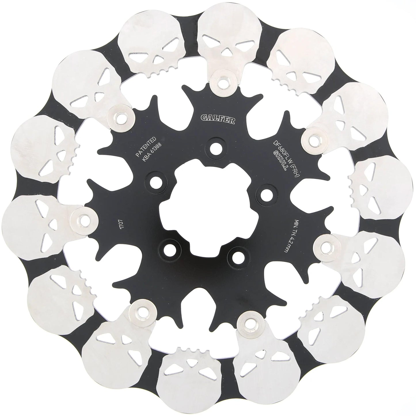 Galfer remschijf df680 rotor df680 frh skull floating