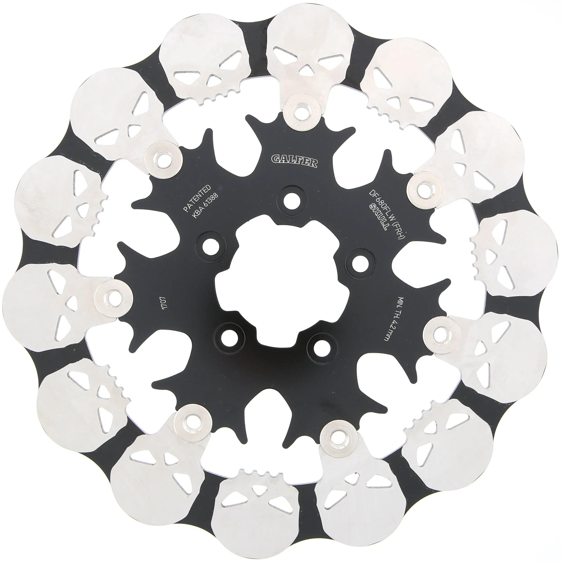 Galfer remschijf df680 rotor df680 frh skull floating