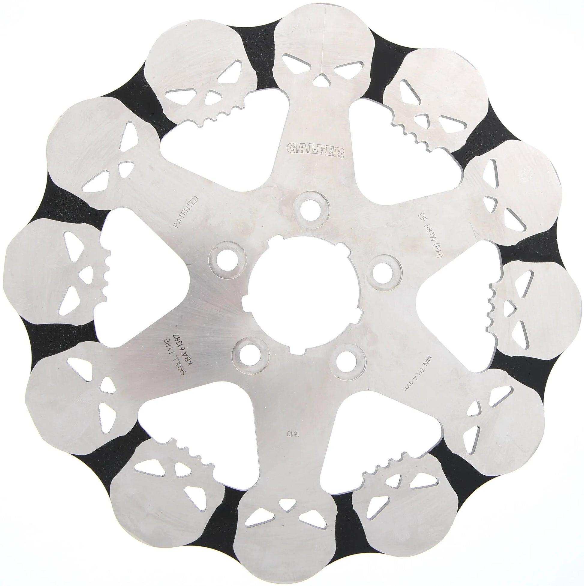 Galfer remschijf df681 rotor df681 rh skull rigid
