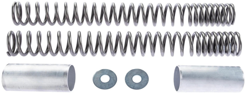 Wirth voorvork veerset fork spring set 2082 polished,cover 1206