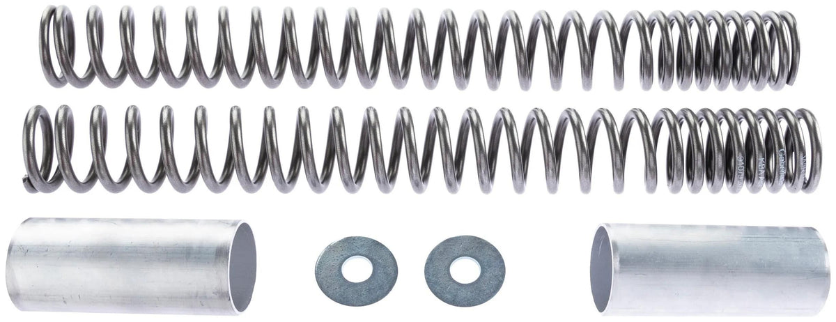 Wirth voorvork veerset fork spring set 2090 polished,sleeve 1218