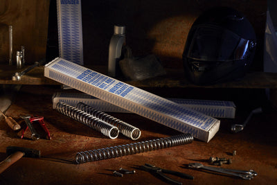 Wirth voorvork veerset fork spring set 2010 polished