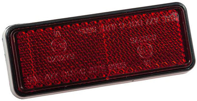 Zieger reflektor adhesive reflector with thread 90x35 red