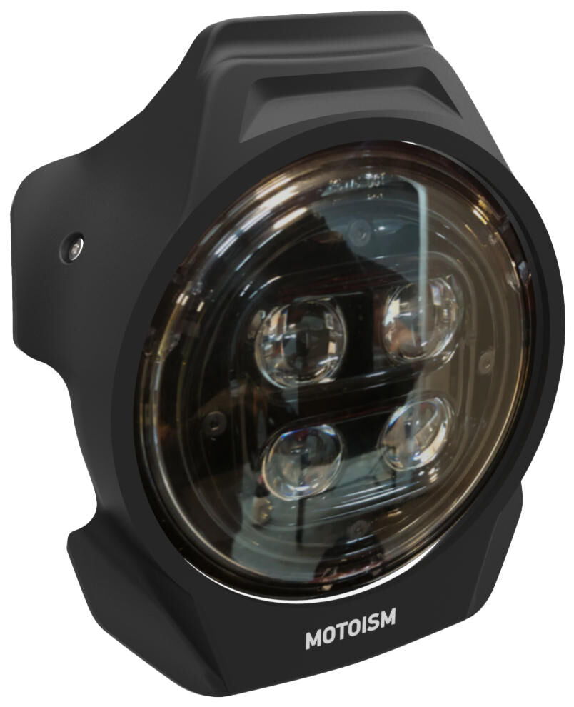 Motoism koplampmasker the nightcrawler headlight mask mi honda cl500