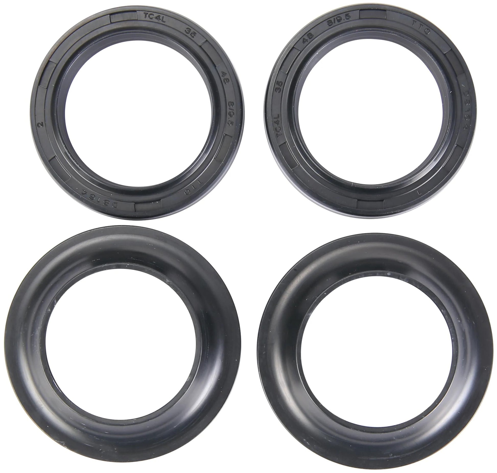All balls racing voorvork keerring set fork seal set abr 56-178 incl. dust cap
