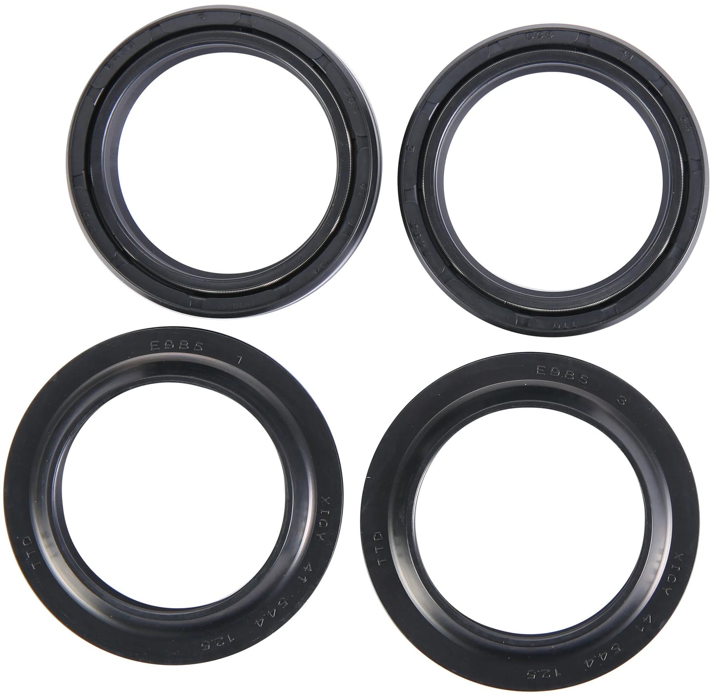 All balls racing voorvork keerring set fork seal set abr 56-132 incl. dust cap