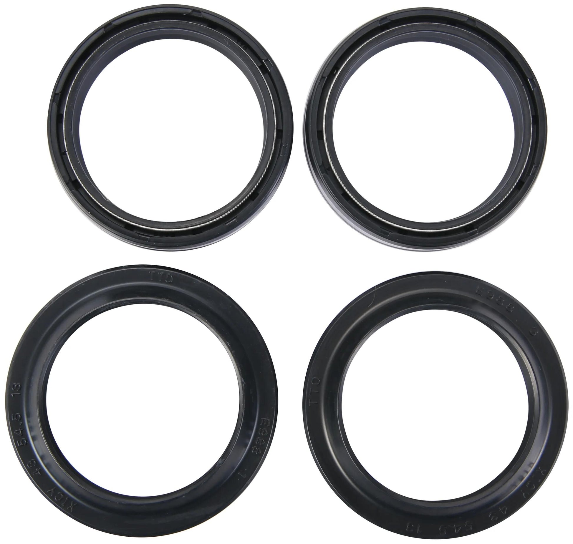 All balls racing voorvork keerring set fork seal set abr 56-133 incl. dust cap