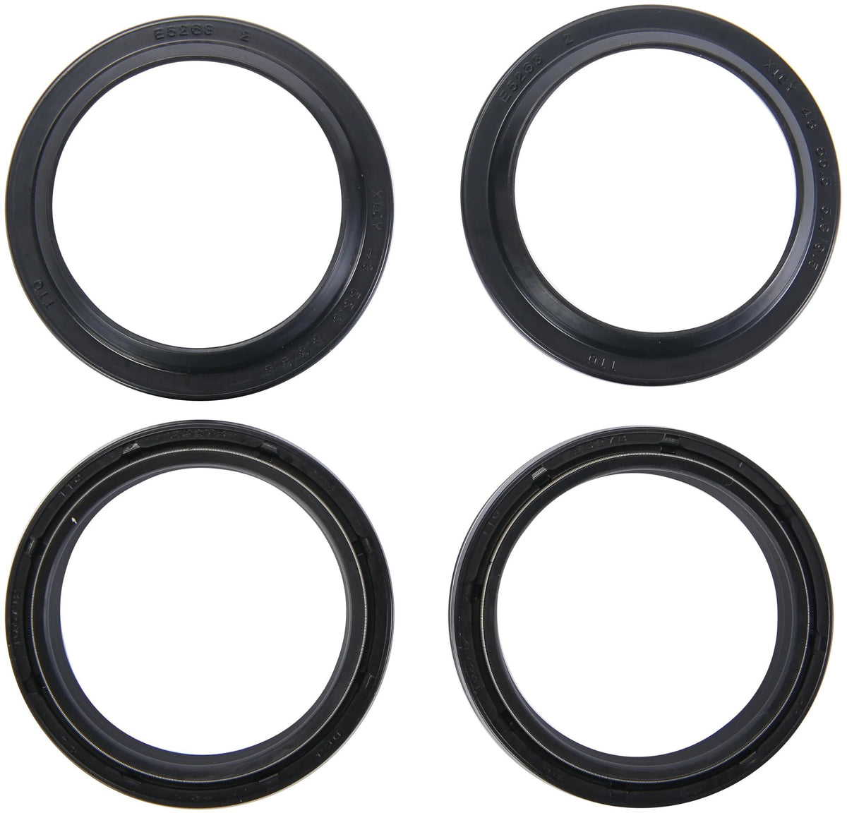 All balls racing voorvork keerring set fork seal set abr 56-136 incl. dust caps