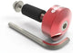 Oxford stuureinde barends 1 handlebar plugs 1 red 22mm handlebars