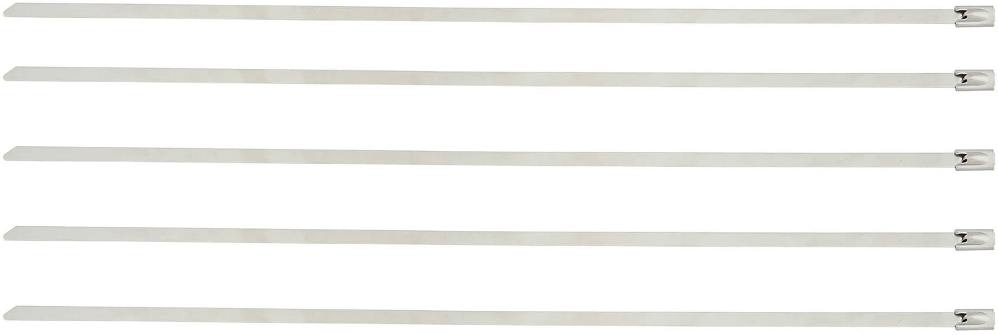 Silent sport kabelbinder stainless steel cable tie 300mm 5pcs.